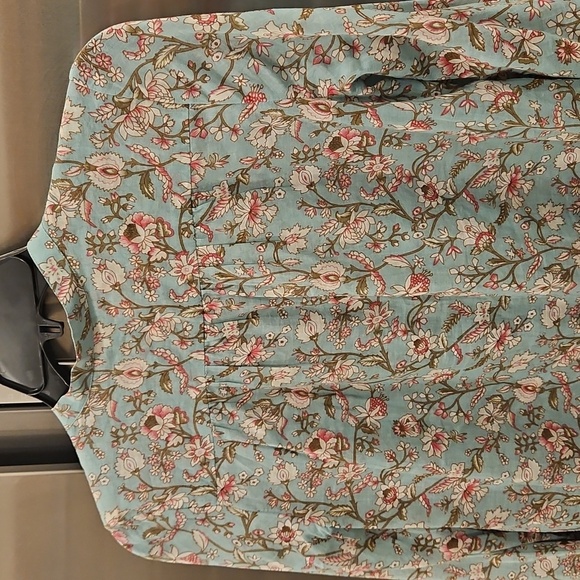 💕ISABEL MARANT ETOILE💕 Maria Blouse ~ Almondgreen Floral Print 34 - Picture 14 of 16